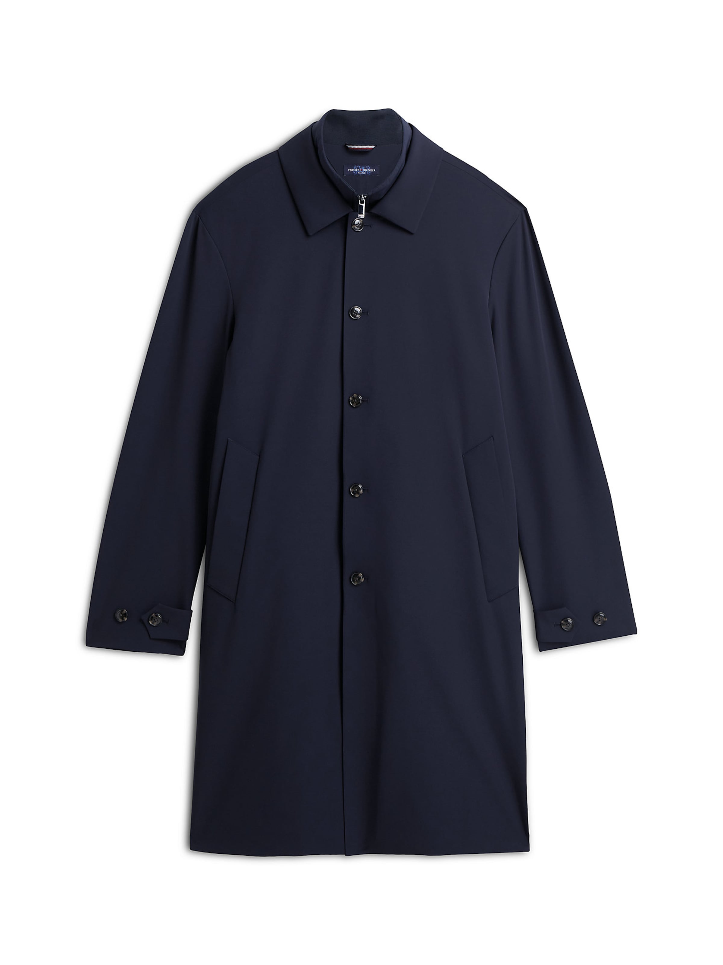 TOMMY HILFIGER Between-seasons coat in Blue: front