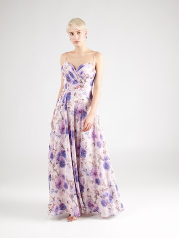 Robe Laona en violet : devant