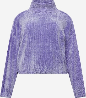 Urban Classics Sweater in Purple: front