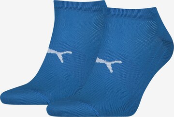 PUMA Athletic Socks 'SPORT LIGHT SNEAKER 2er Pack' in Blue: front