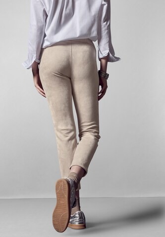 Street One Studio Slim fit Pants in Beige