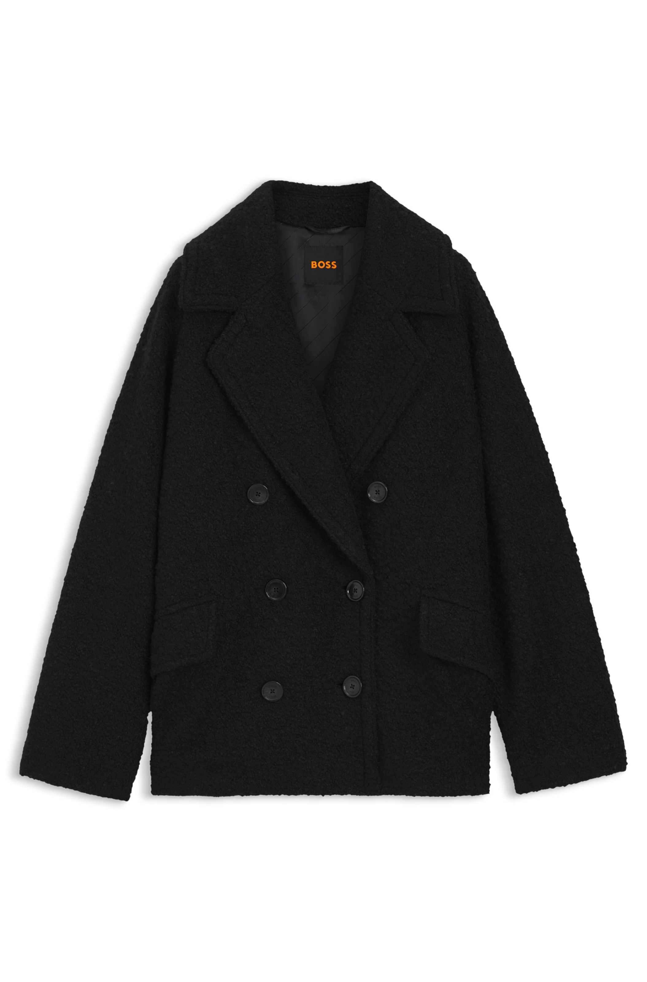 BOSS Mantel in schwarz, Produktansicht