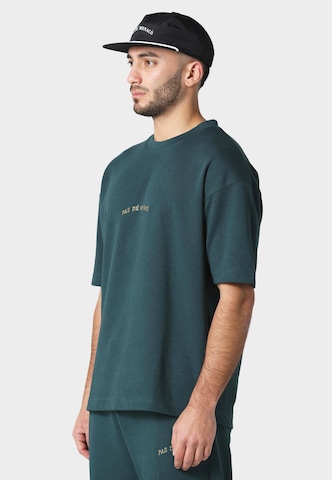 Pas De Monaco Tričko 'BRODERIE' - Zelená