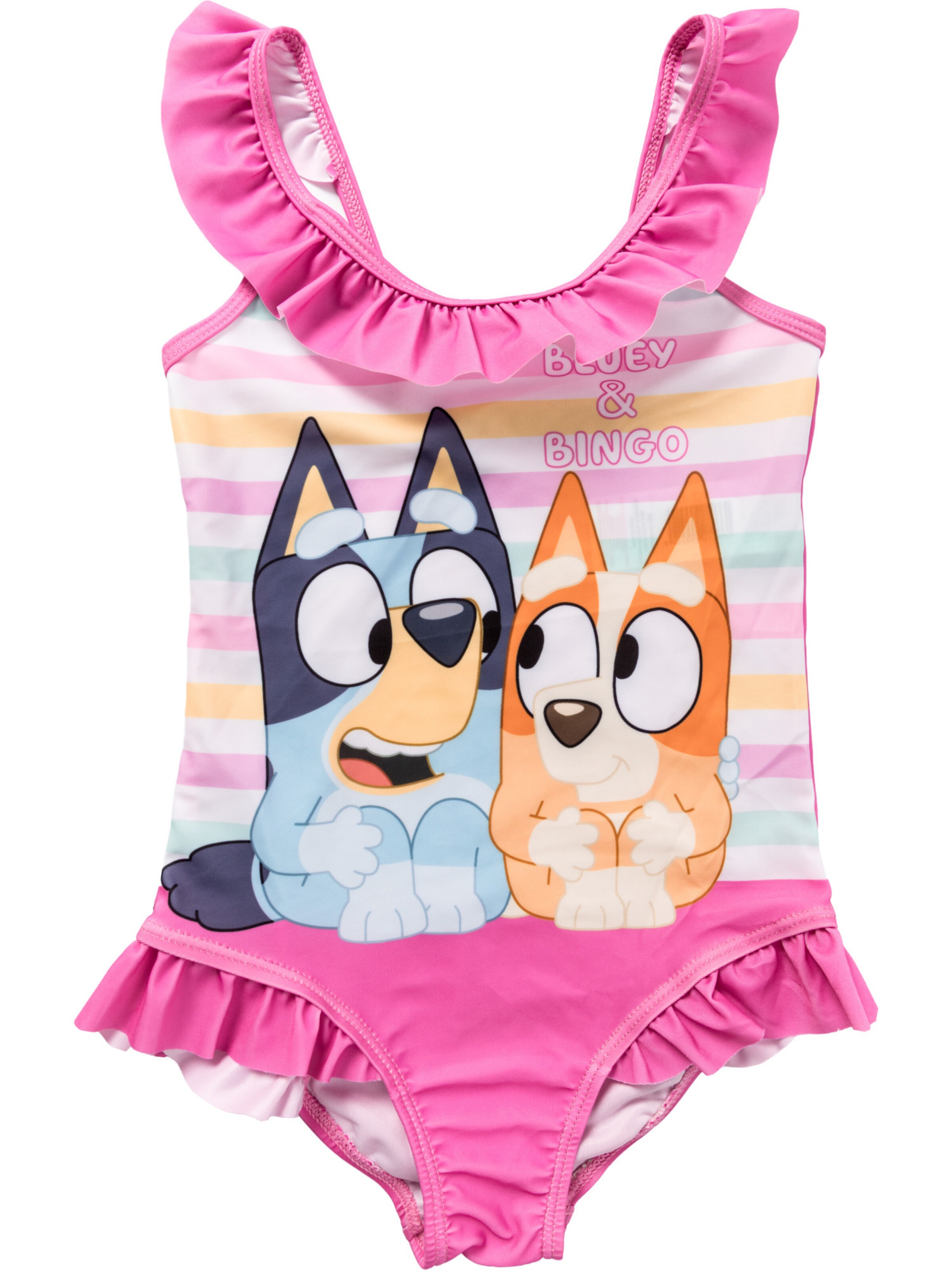 Costume intero 'Bluey & Bingo' di Bluey in rosa: frontale