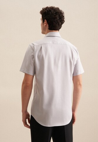 SEIDENSTICKER Regular fit Button Up Shirt 'Smart Essentials' in Grey
