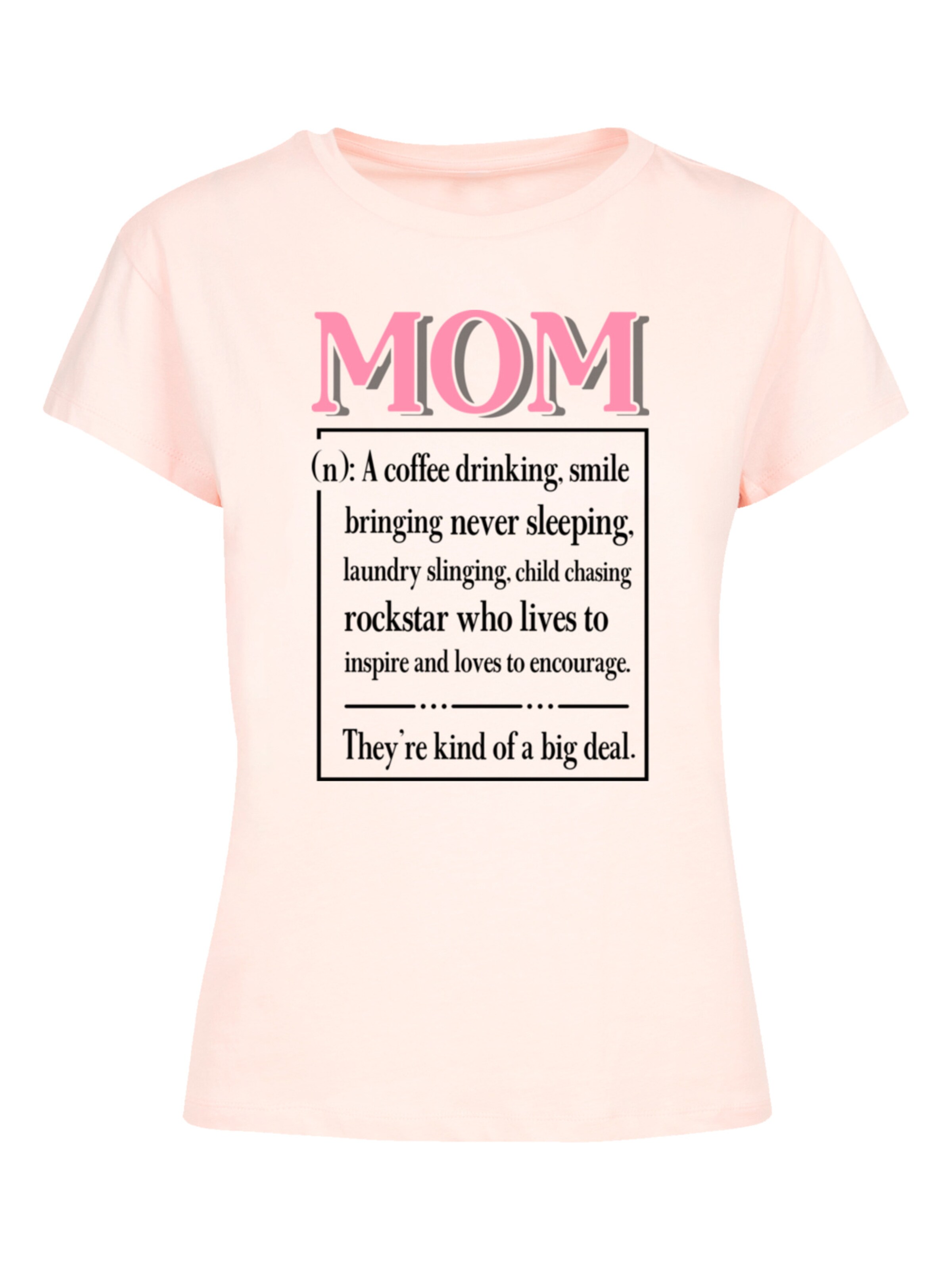 T-shirt F4NT4STIC en rose : devant