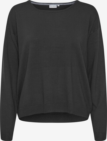 PULZ Jeans Pullover in Schwarz: predná strana