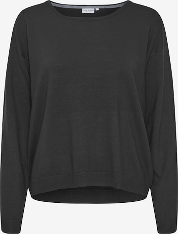 PULZ Jeans Sweater in Black: front