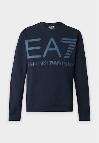 EA7 Emporio Armani Sweatshirt i blå: framsida