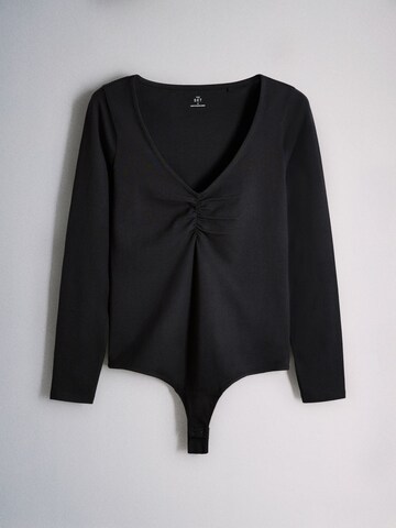 The Set - Camisa body em castanho