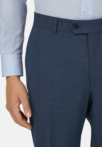 Coupe slim Pantalon à plis 'B ARIA' Boggi Milano en bleu