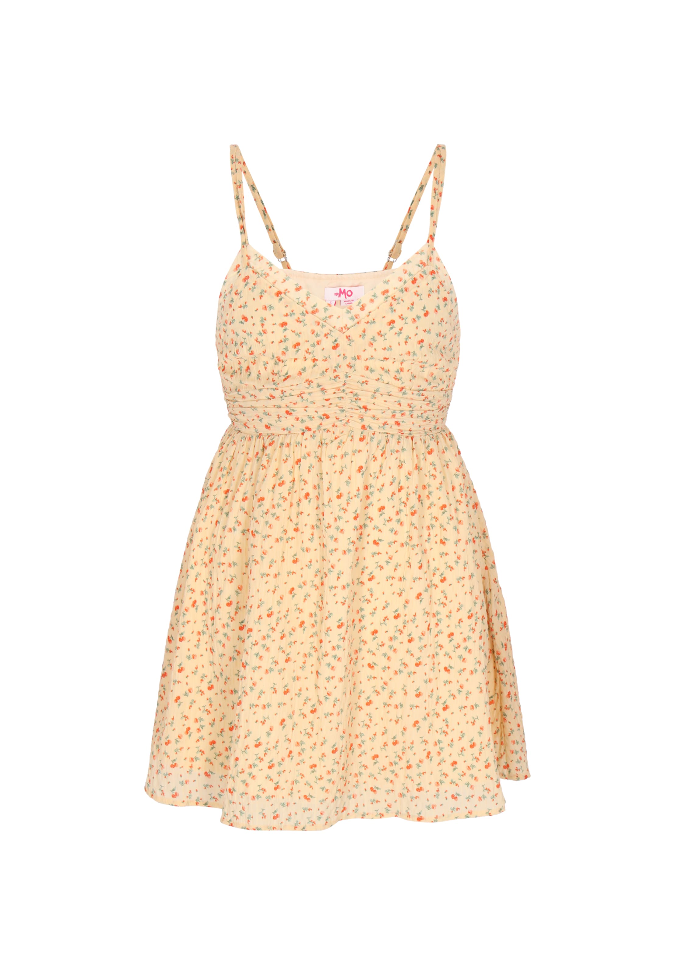 MYMO Jurk in Geel: voorkant