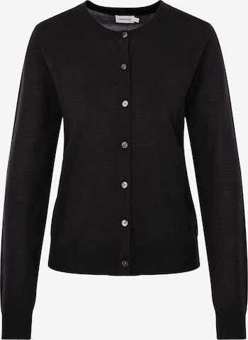 SEIDENSTICKER Gebreid vest in Zwart: voorkant