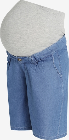 Only Maternity Laskosfarkut 'OLMBEA' värissä sininen denim / meleerattu harmaa, Tuotenäkymä
