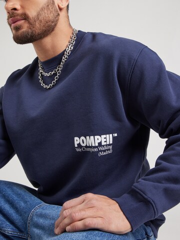 Felpa 'POMPEII' di POMPEII in blu