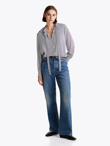 TOMMY HILFIGER Bluse in Schwarz