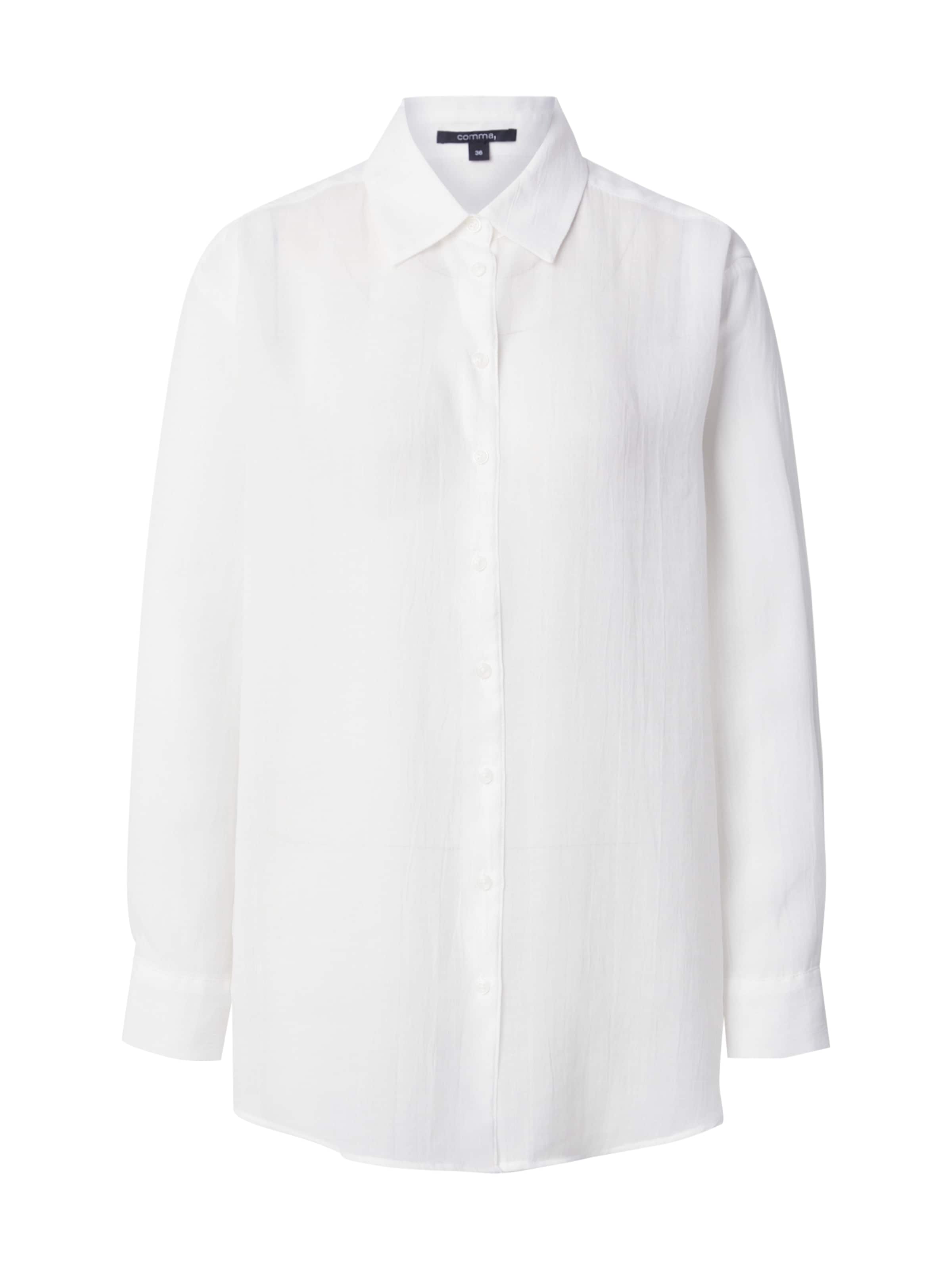 COMMA Bluse in Weiß: Vorderseite