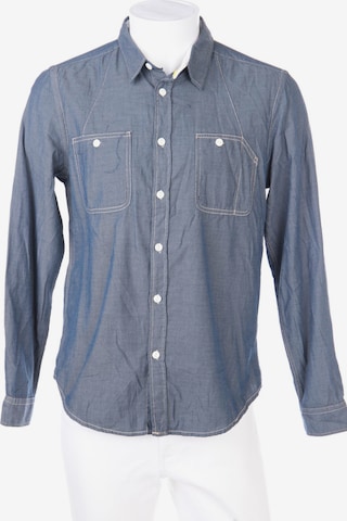 CLOCKHOUSE by C&A Button Up Shirt in M in Blue: front