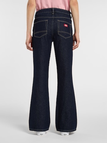 DICKIES Bootcut Jeans i blå