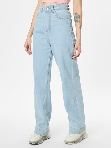 Denim Project Wide leg Jeans 'FREJA' in Blauw: voorkant