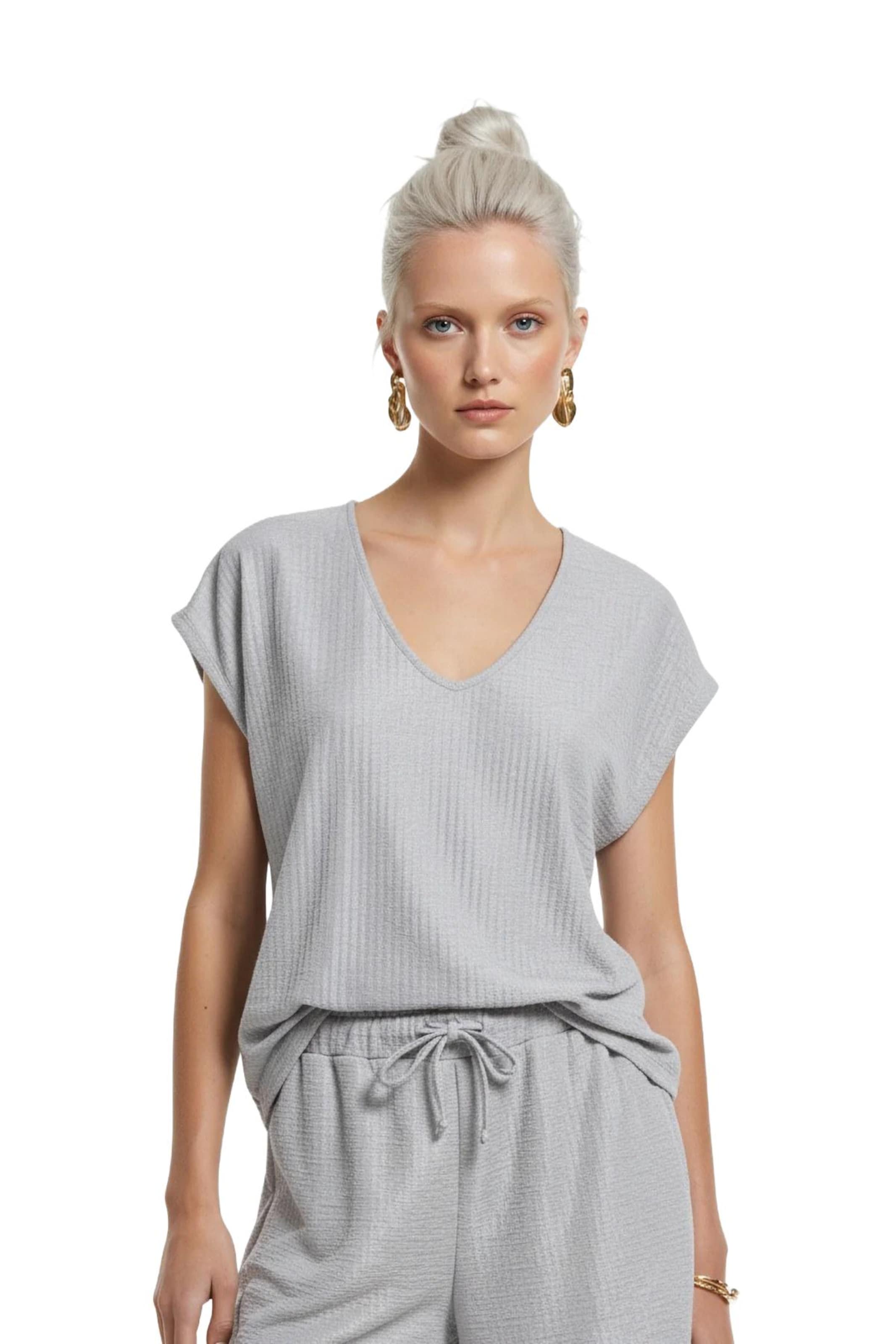 No Matter What Shirt in Grey: front