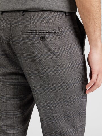 JACK & JONES Slimfit Spodnie w kant 'FRANCO' w kolorze szary