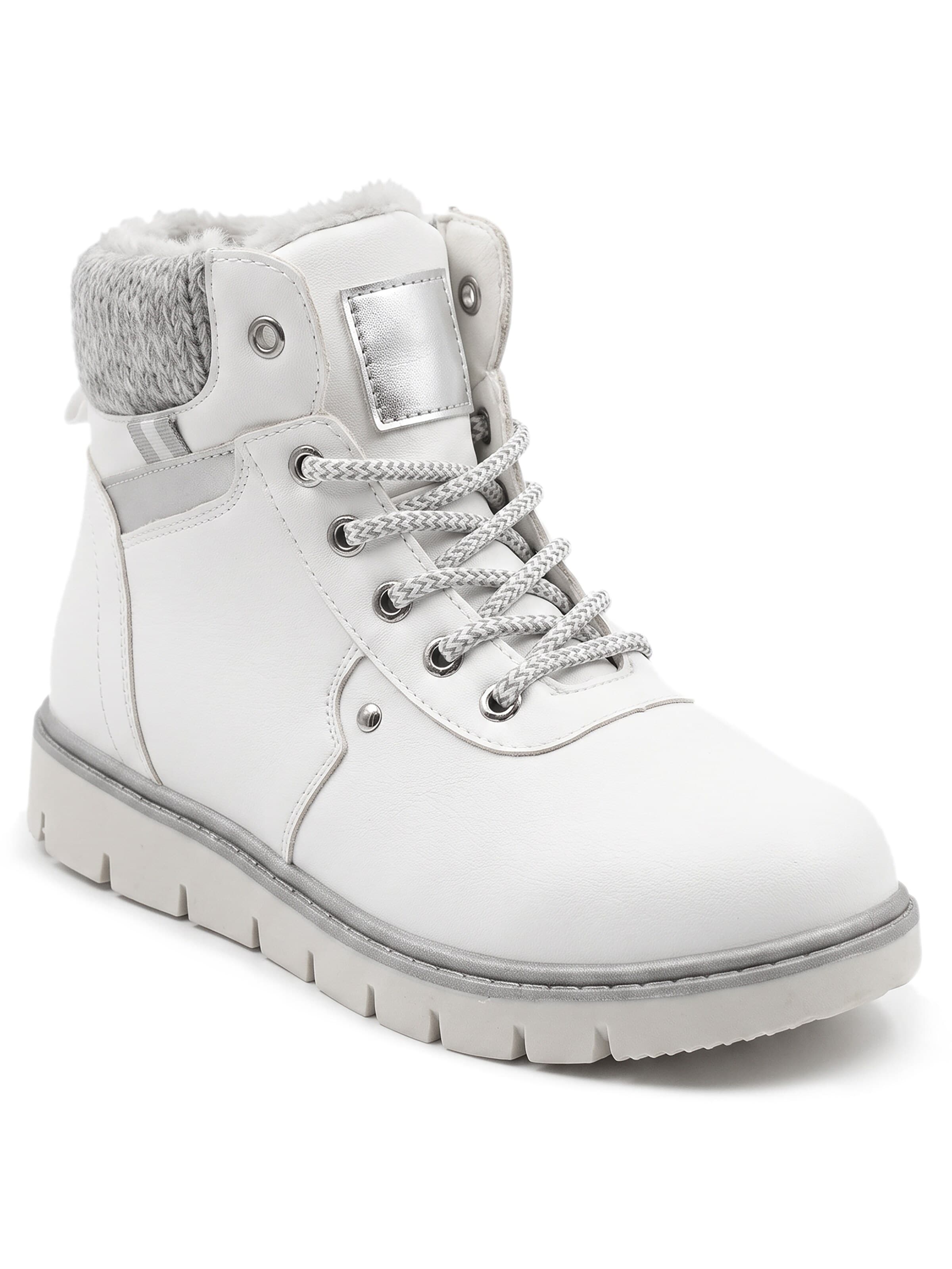 Lucky Z Ankle Boots 'Cozy Casual Boot'‌‌‌‌‌‌‌‌ in Weiß: Vorderseite