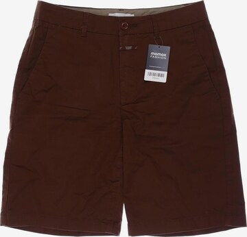 Closed Shorts in S in Brown: front