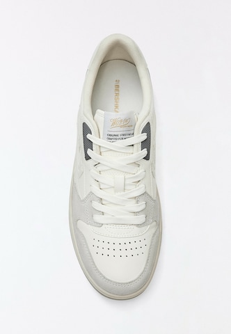 Bershka Platform trainers in White
