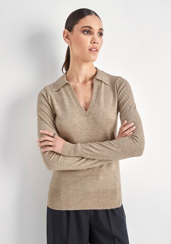 HECHTER PARIS Pullover in Beige: predná strana