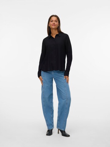Chemisier 'VMBumpy' VERO MODA en noir
