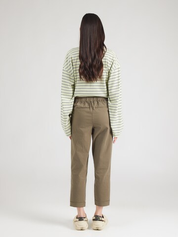 ONLY - Loosefit Pantalón plisado 'ONLRITA-EVELYN' en verde