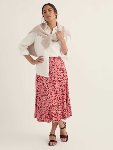 Seasalt Cornwall Rok 'Orchard' in Rood