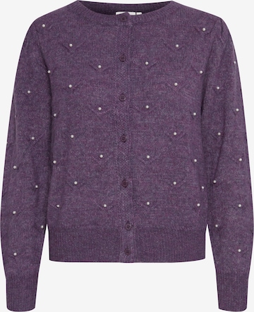 Atelier Rêve Knit Cardigan 'IRFLEURIE CA' in Purple: front