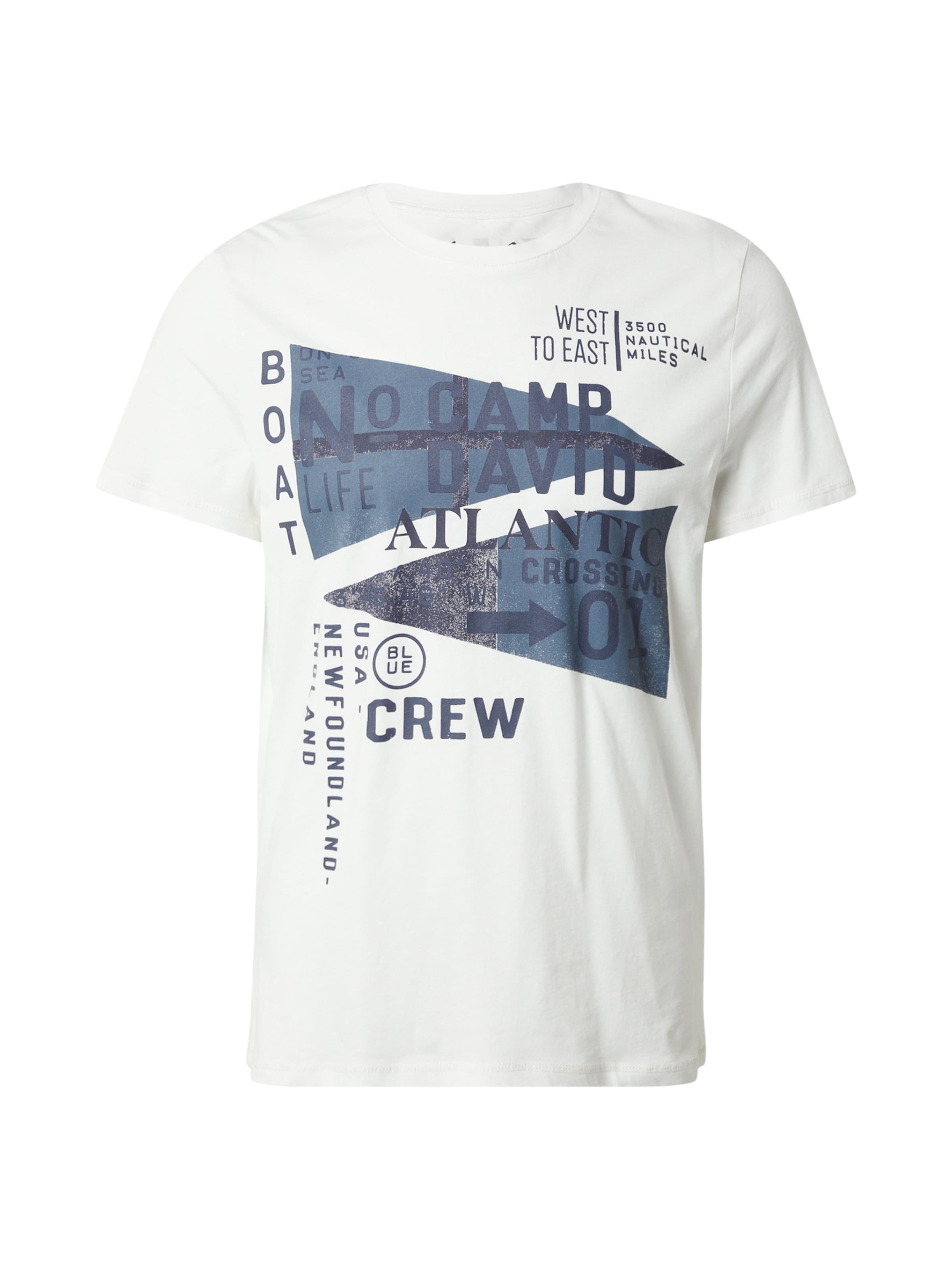 CAMP DAVID T-Shirt in Weiß: Vorderseite