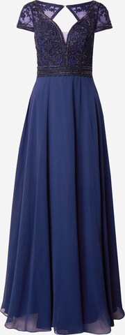 Robe de soirée LUXUAR en bleu : devant