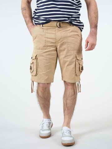 Regular Pantalon cargo 'Heaven' Deeluxe en beige : devant