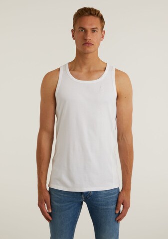 CHASIN' Shirt 'Tank-B' in Wit: voorkant