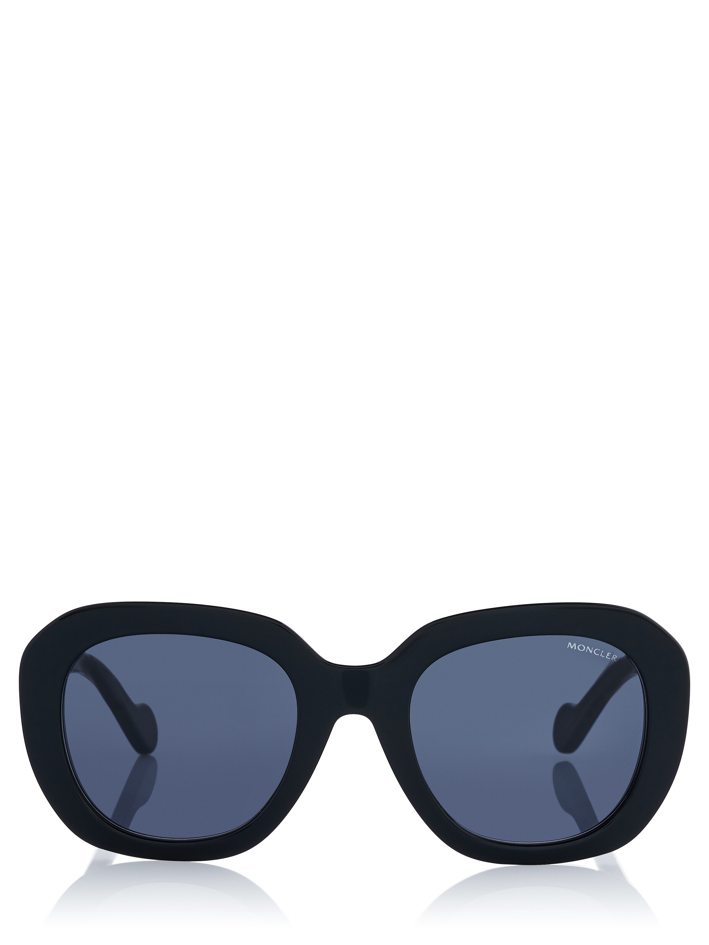 Lunettes de soleil MONCLER en noir : devant