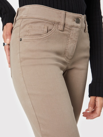 Coupe slim Jean 'Best4me' GERRY WEBER en marron