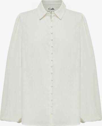 Calli Blouse in White: front