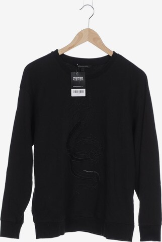 ARMANI EXCHANGE Sweatshirt & Zip-Up Hoodie in M in Black: front