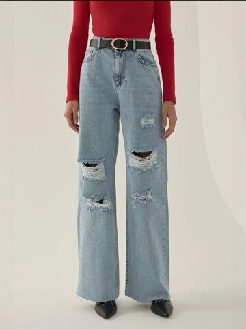 Loosefit Jeans di Hiccup in blu: frontale