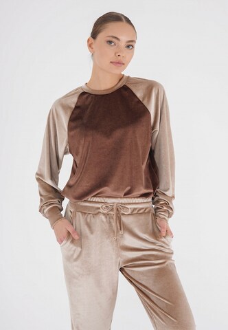 FRESHLIONS Sweatshirt 'Sally' in Brown: front