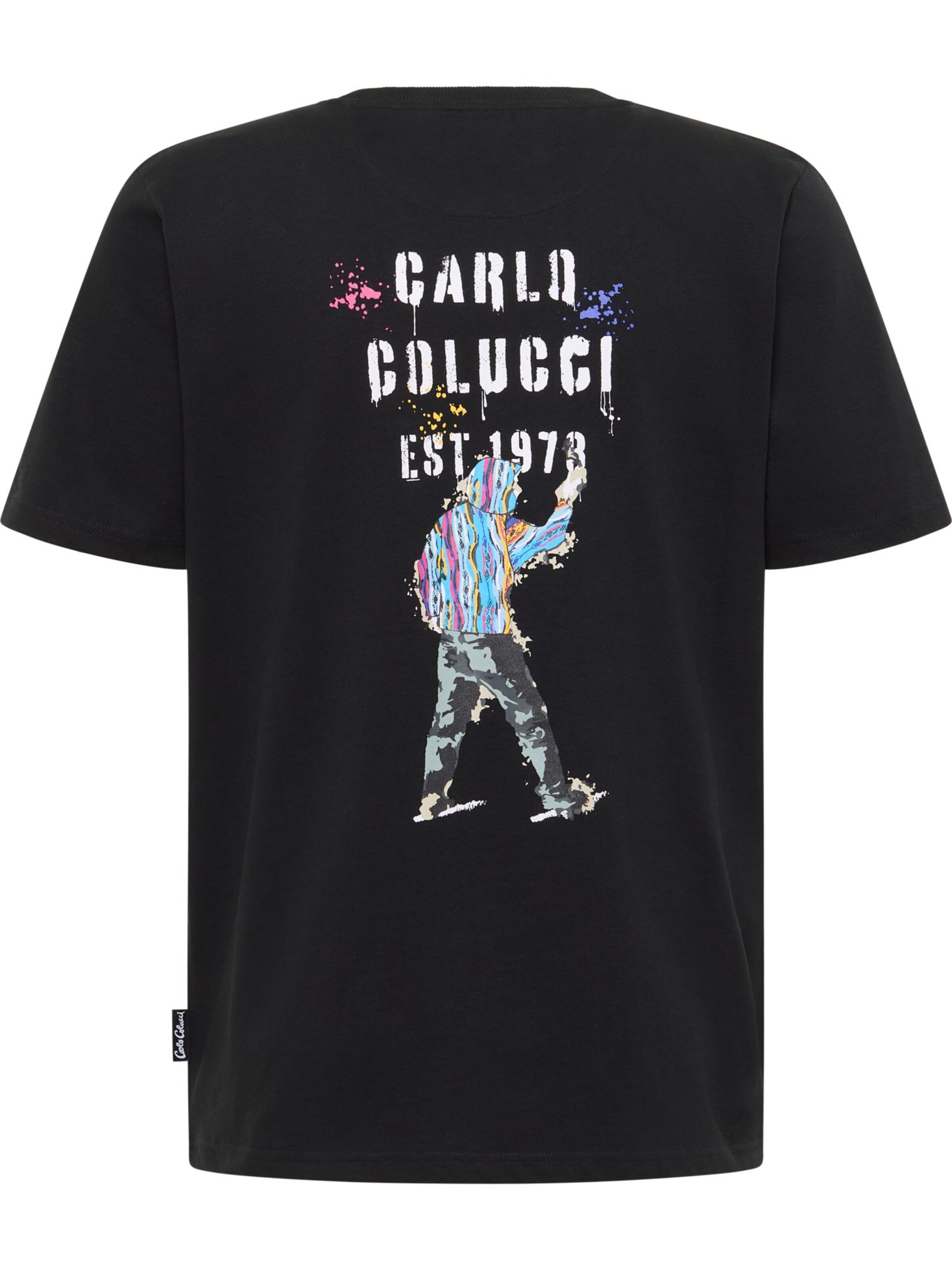 Carlo Colucci Shirt 'Facchinelli' in Black