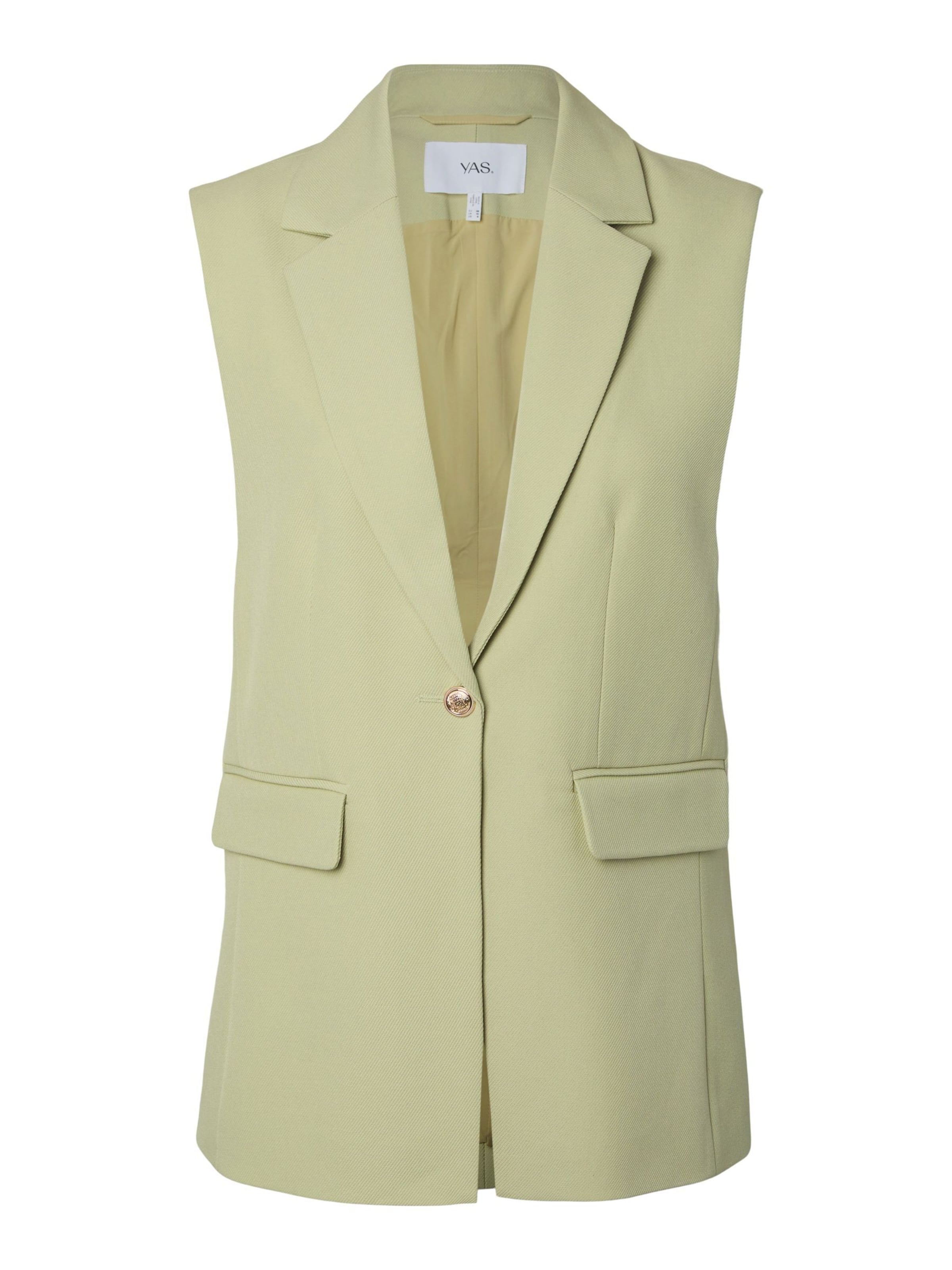 YAS - Chaleco para traje 'YASLivo' en verde: frente