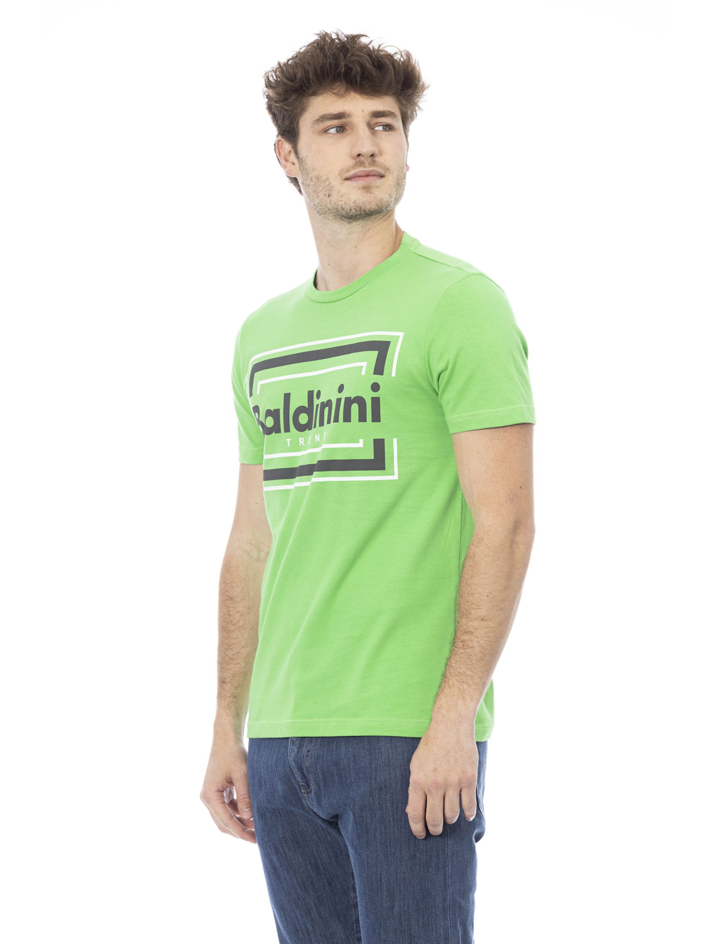 Top 'T-Shirt Uomo Baldinini Trend 100% Cotone Stampa' di Baldinini Trend in verde