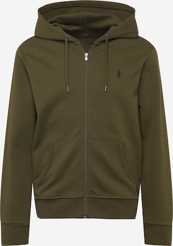 Polo Ralph Lauren Кофта на молнии в Зеленый: спереди