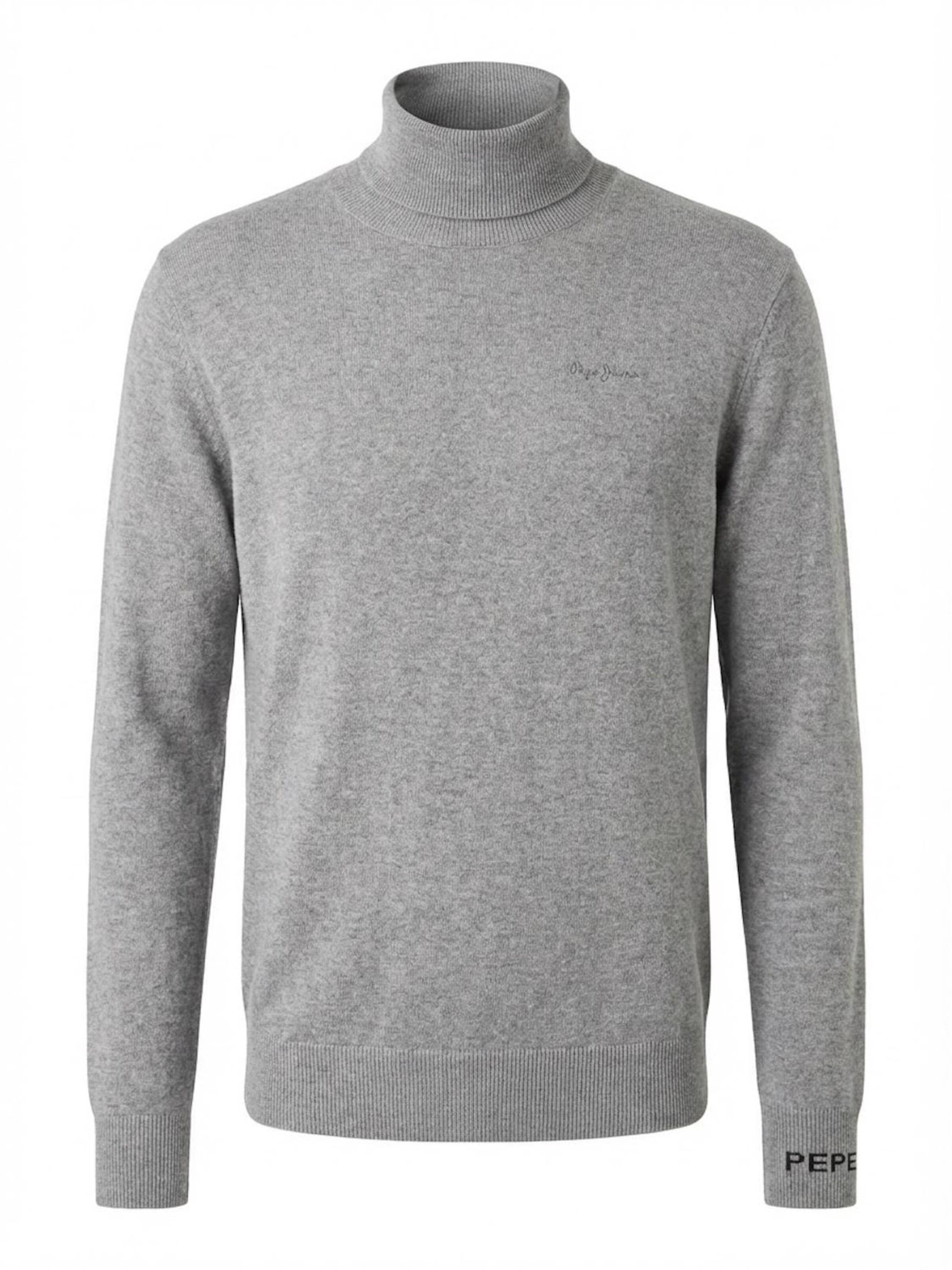 Pepe Sweater 'ANDRE TURTLE NECK' in Grey: front