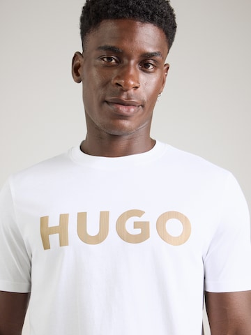 T-Shirt 'Dulivio' HUGO en blanc